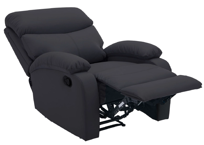 BERGER RECLINABLE MILAN PU NEGRO - 4