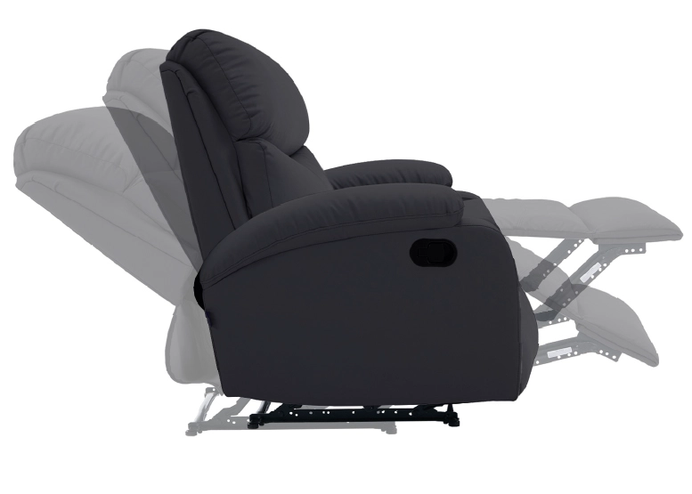 BERGER RECLINABLE MILAN PU NEGRO - 7