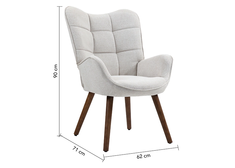 SITIAL NEW KAS ACOLCHADO CON APOYABRAZOS BEIGE - 8