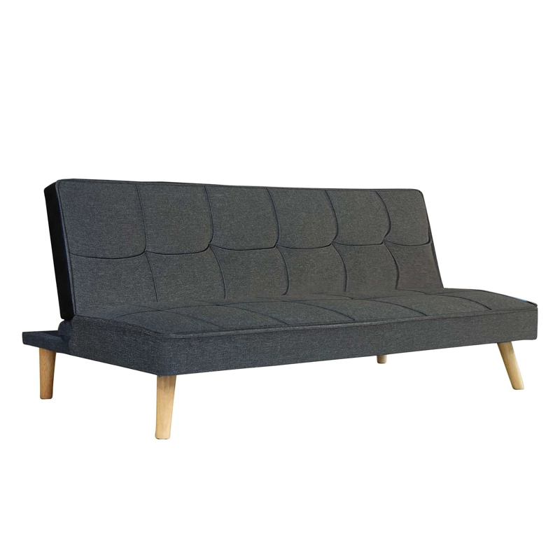Futón Foster Gris Oscuro 167x76x80 cm - 1
