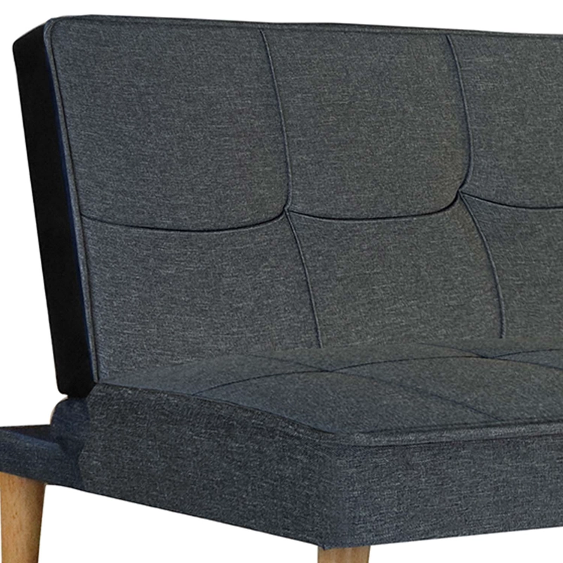 Futón Foster Gris Oscuro 167x76x80 cm - 6