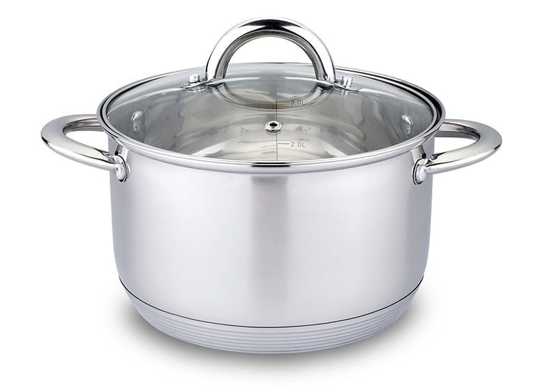 OLLA DE ACERO INOXIDABLE 16 CM 1,9 LTS - 1