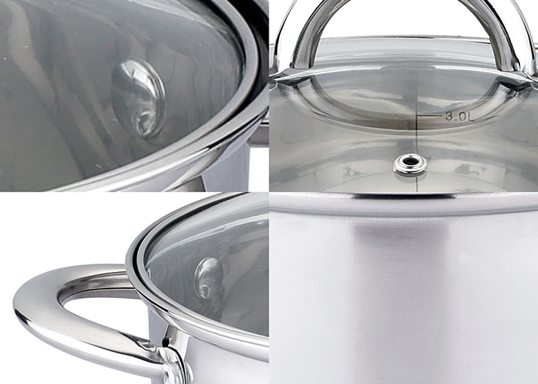 OLLA DE ACERO INOXIDABLE 24 CM 6.1 LTS - 5