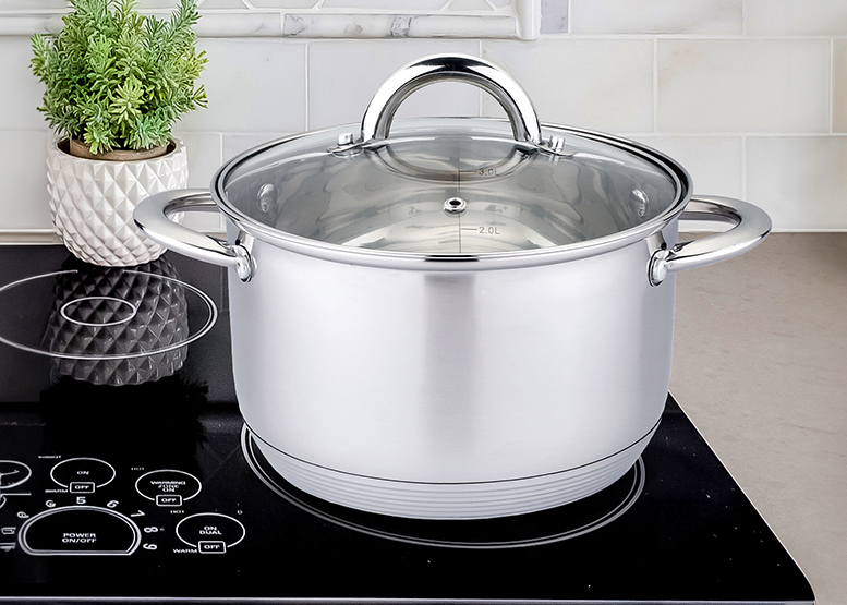 OLLA DE ACERO INOXIDABLE 24 CM 6.1 LTS - 6
