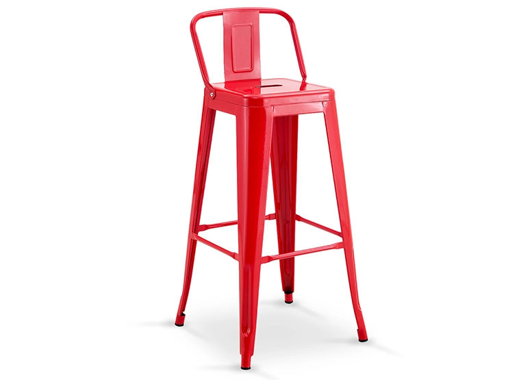 SILLA ALTA METAL ROJO - 1