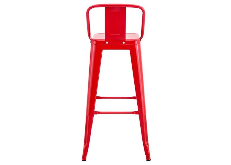 SILLA ALTA METAL ROJO - 4