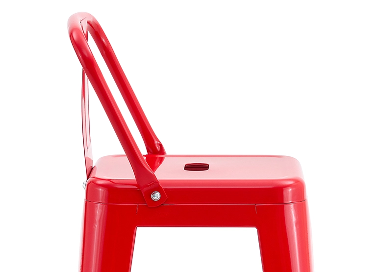SILLA ALTA METAL ROJO - 7
