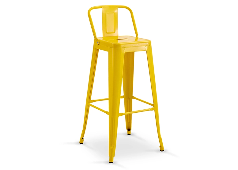 SILLA ALTA METAL AMARILLO - 1