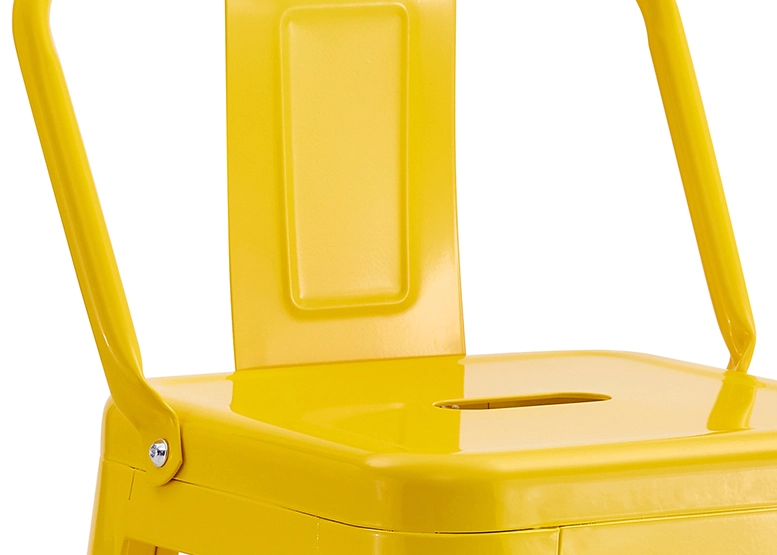 SILLA ALTA METAL AMARILLO - 5