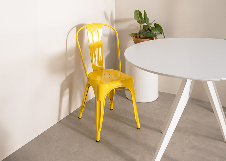 SILLA METAL TOLIX AMARILLO - 2