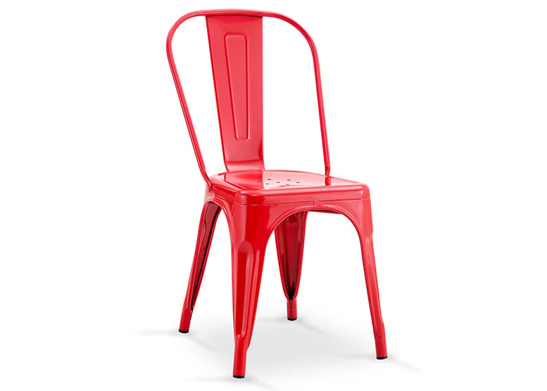 SILLA METAL TOLIX ROJO - 1