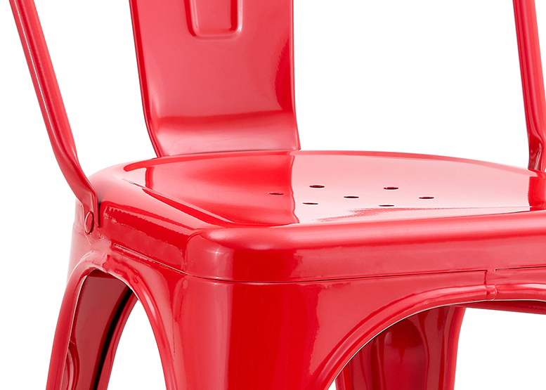 SILLA METAL TOLIX ROJO - 5