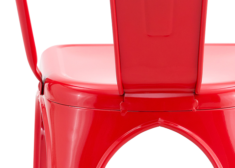 SILLA METAL TOLIX ROJO - 6