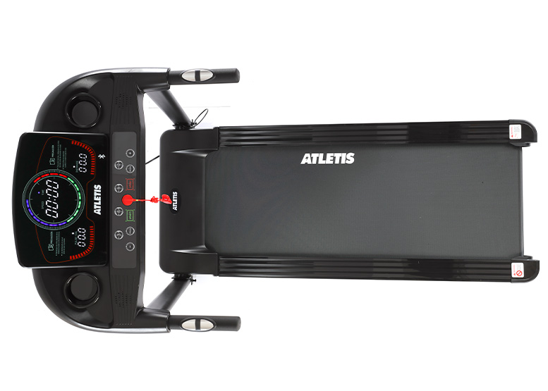 TROTADORA ATLETIS 1638450 14KM/H APEX V 1.5HP PLEGABLE NEGRO - 6