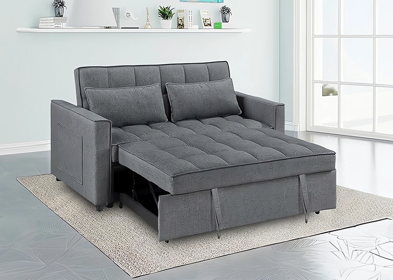 SOFA CAMA GRIS OSCURO - 2