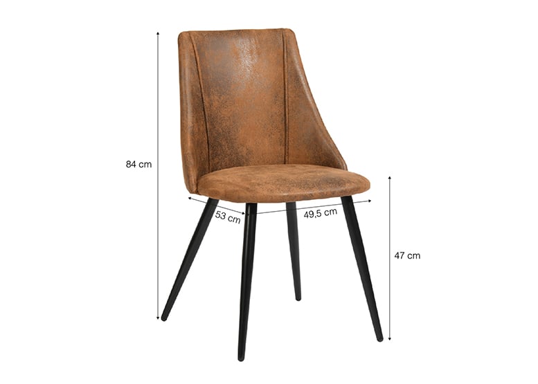 PACK 2 SILLAS COMEDOR MORAVIA CAFÉ - 3