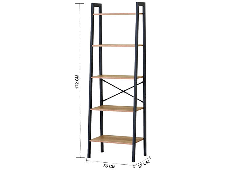 ESTANTE REPISA 5 NIVELES 56X37X172 CM INDUSTRIAL - 3