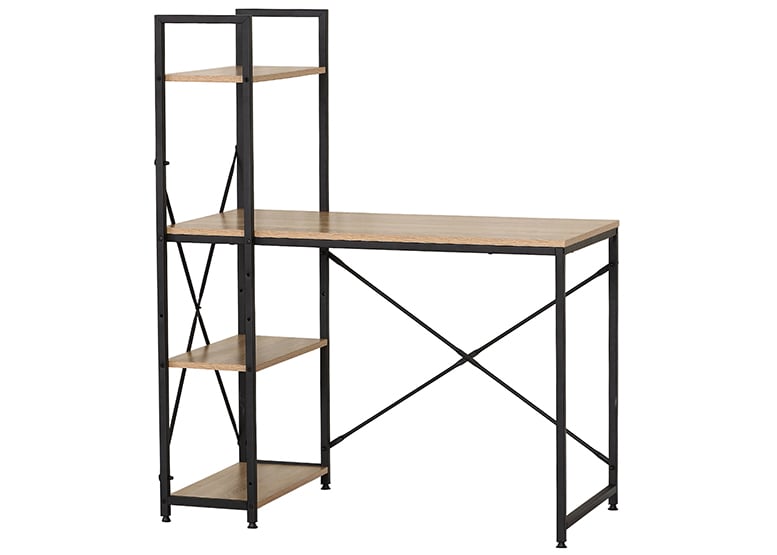 ESCRITORIO INDUSTRIAL IRON CON REPISAS 120X100X52 CM - 1