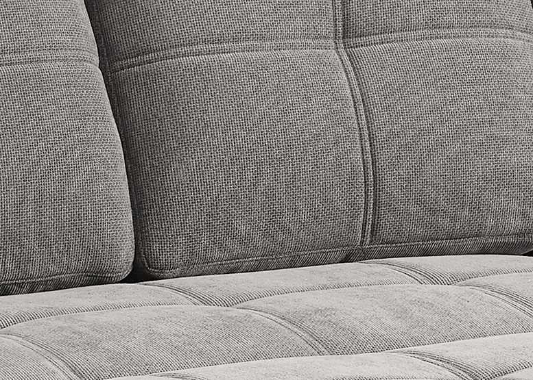 SOFÁ CAMA 3 CUERPOS GRIS 216X106X91CM ALMACENAJE - 7