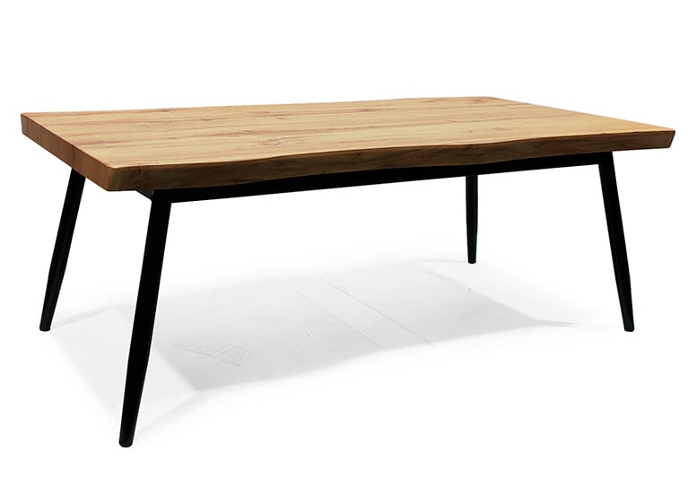 MESA DE CENTRO 40X60X120 METAL MADERA - 1