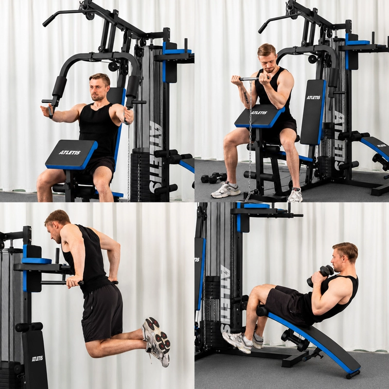 HOME GYM TF-7000 68 KG AZUL - 7
