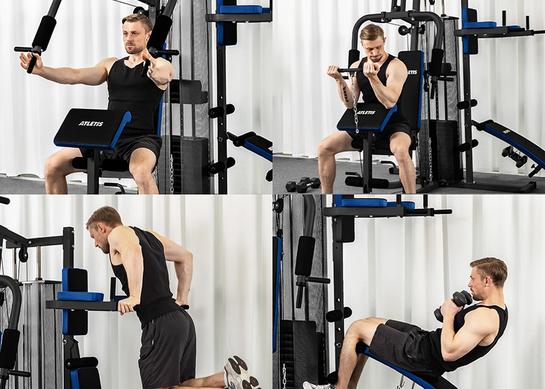HOME GYM TF-7000 68 KG AZUL - 8