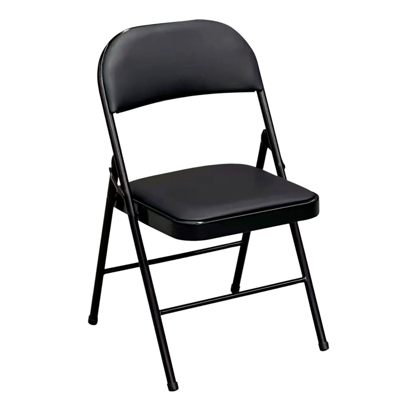 Silla Plegable Acolchada Negra Fold - 2
