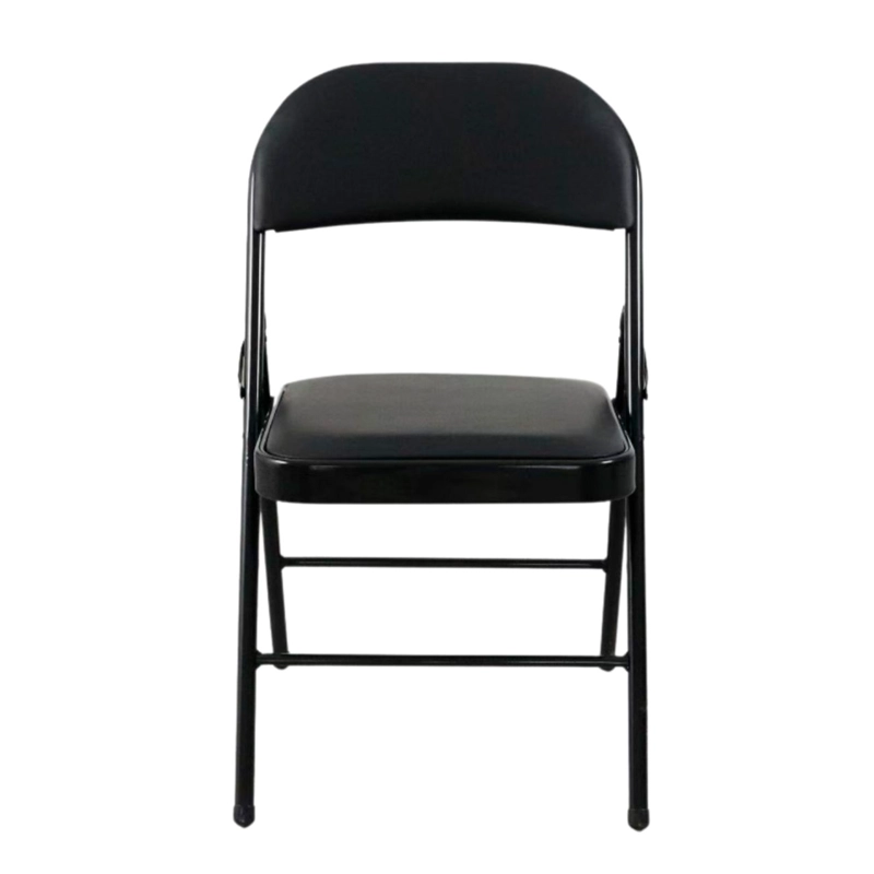 Silla Plegable Acolchada Negra Fold - 6