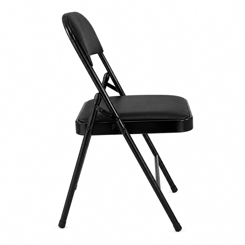 Silla Plegable Acolchada Negra Fold - 7