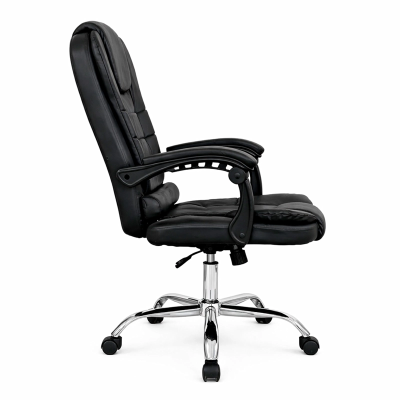 Silla Escritorio Gerencial Praga Ergonómica Negra - 7