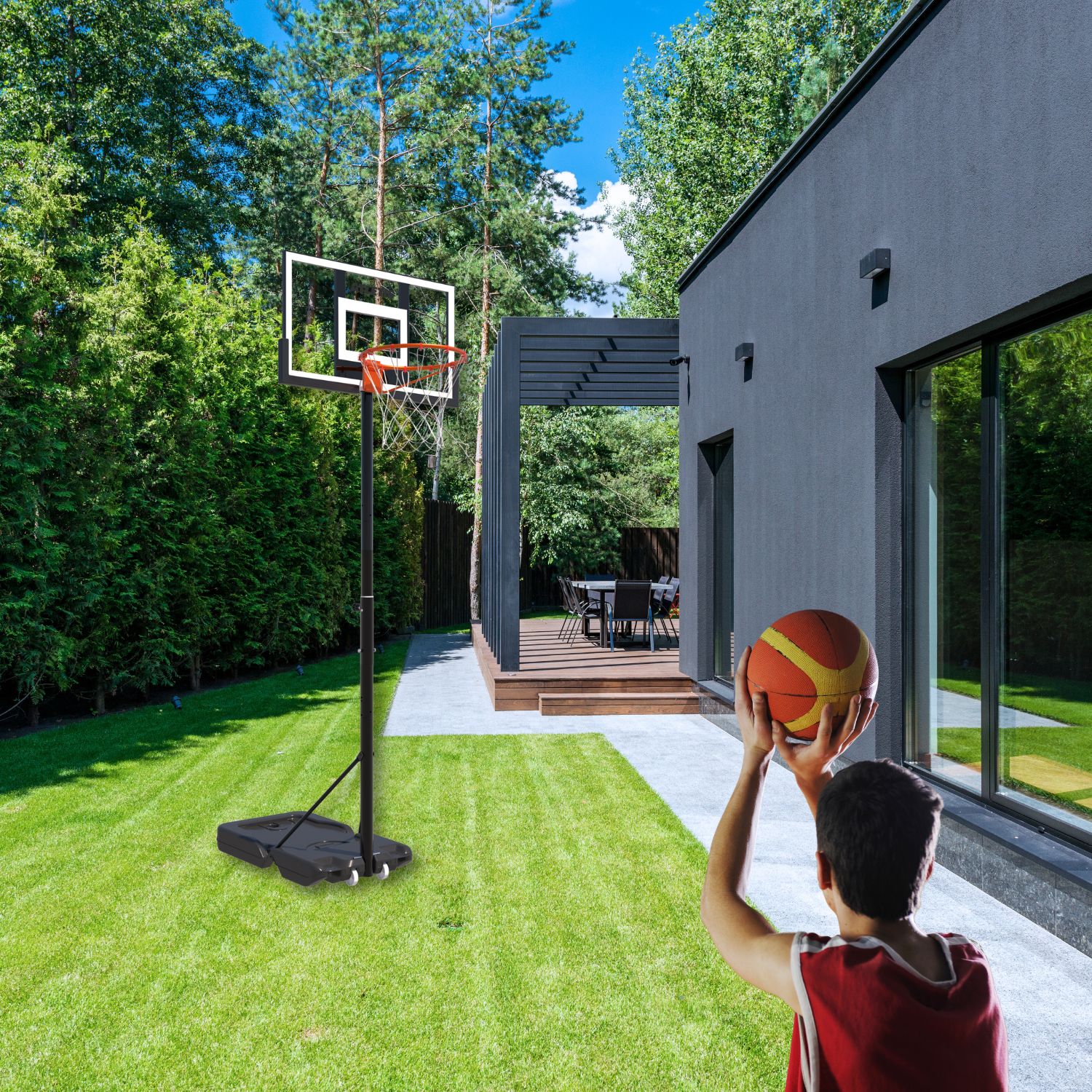 ARO DE BASQUETBOL AJUSTABLE 1.00 M A 3.05 M ARENA - 7