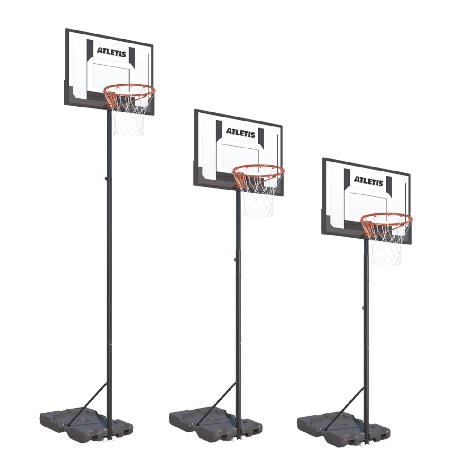 ARO DE BASQUETBOL AJUSTABLE 1.08 M A 2.10 M ARENA - 2