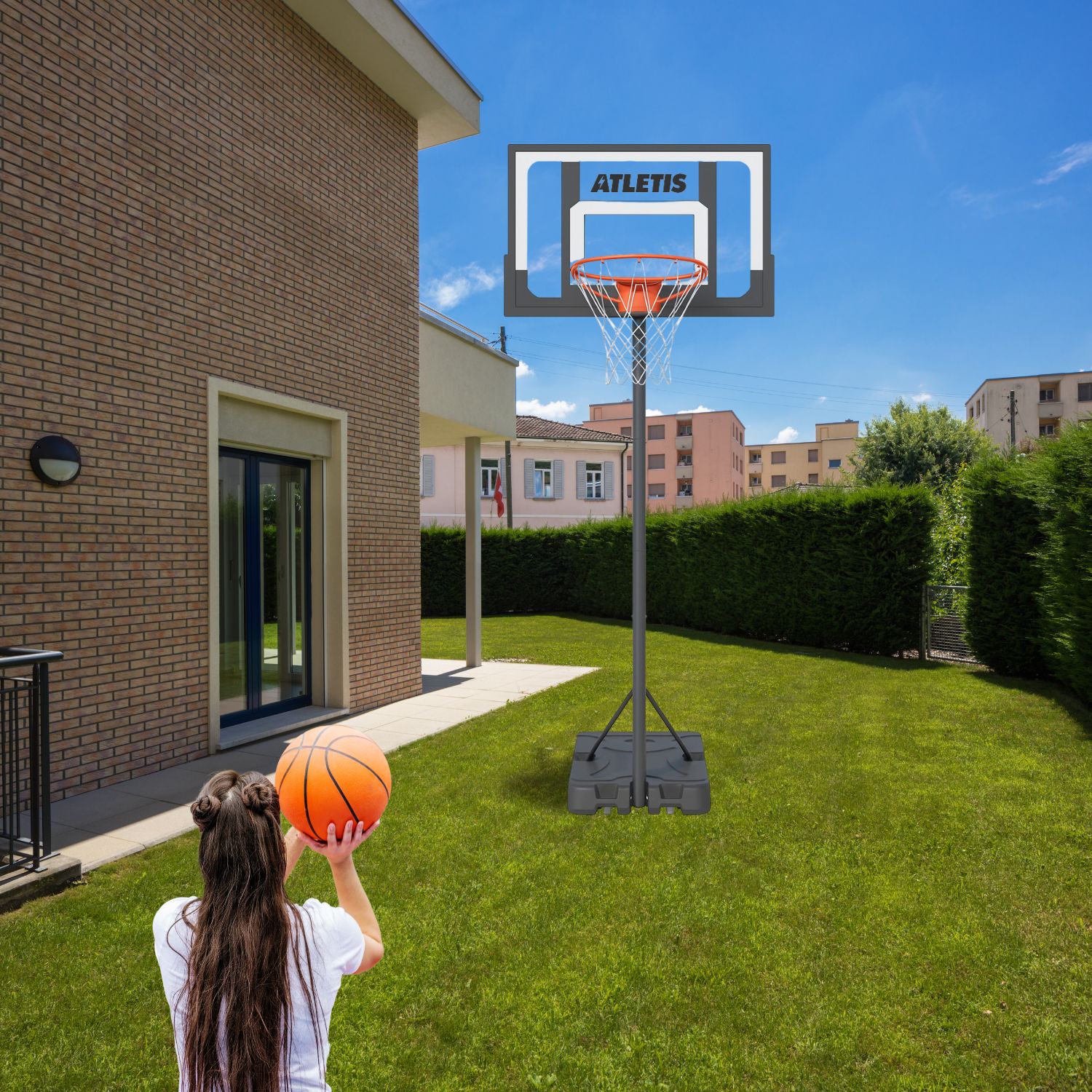 ARO DE BASQUETBOL AJUSTABLE 1.08 M A 2.10 M ARENA - 7