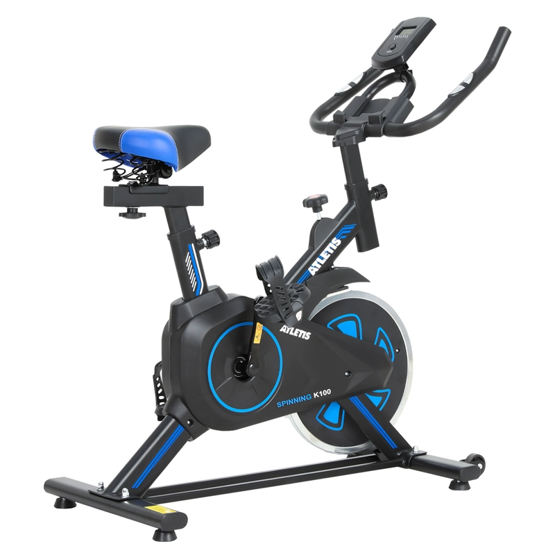 BICICLETA SPINNING ATLETIS 1639950 CAPACIDAD 100 KG AZUL - 3