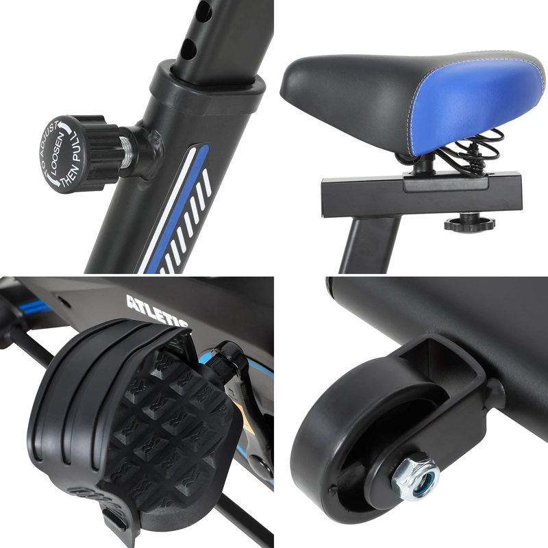 BICICLETA SPINNING ATLETIS 1639950 CAPACIDAD 100 KG AZUL - 5