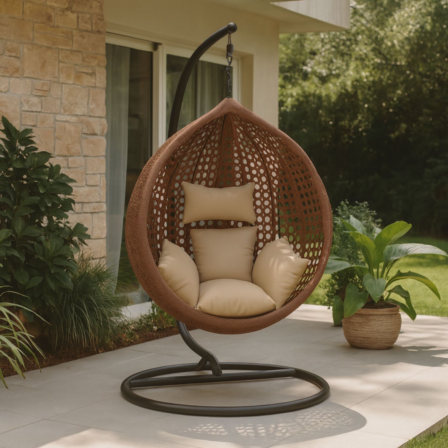SILLA COLGANTE DE TERRAZA OLIVE - 1