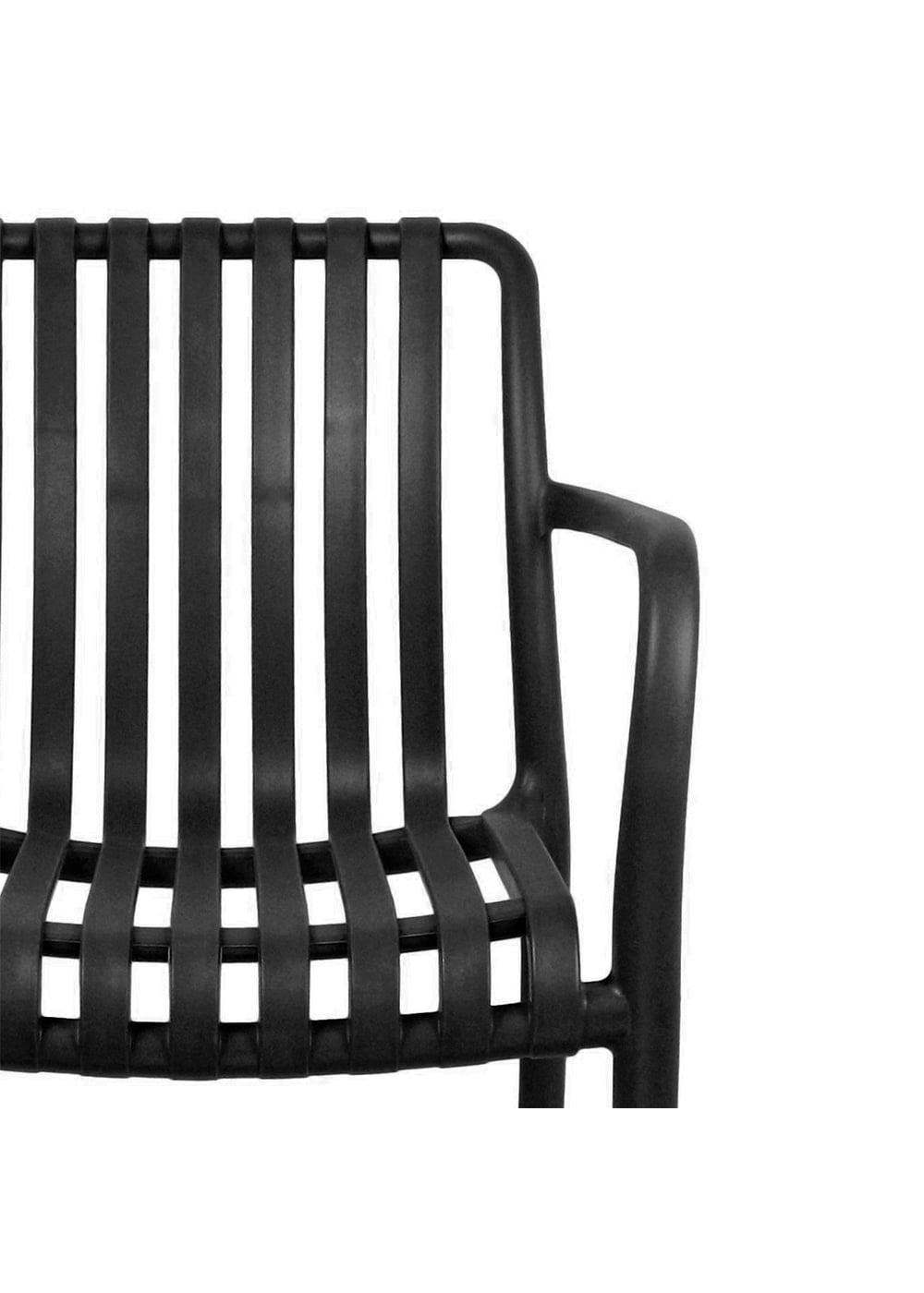 SILLA TERRAZA PLASTICA GIZA NEGRA - 4