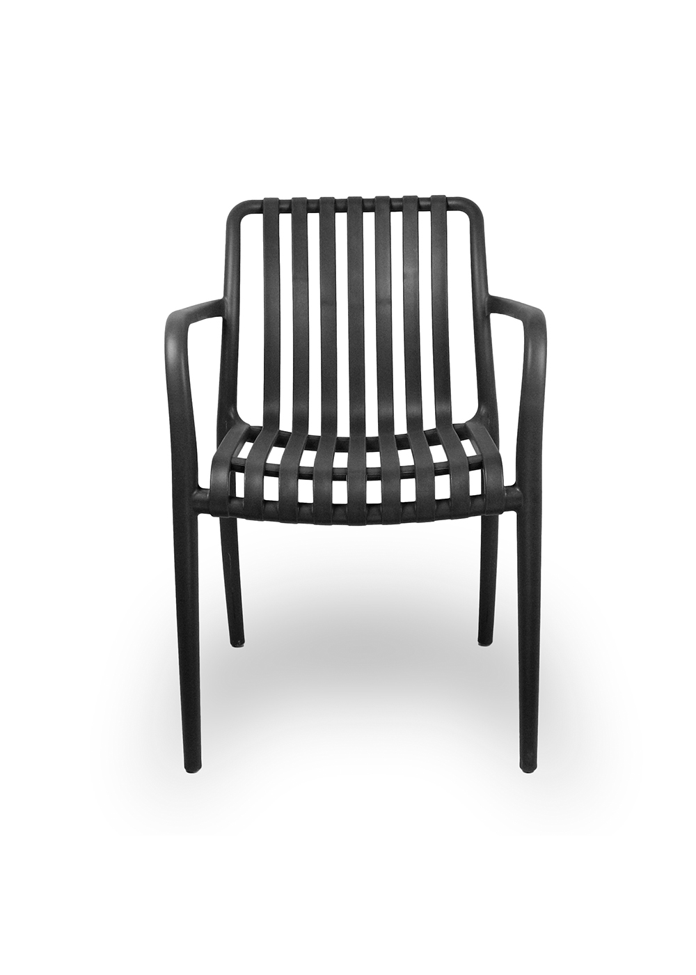 SILLA TERRAZA PLASTICA GIZA NEGRA - 7