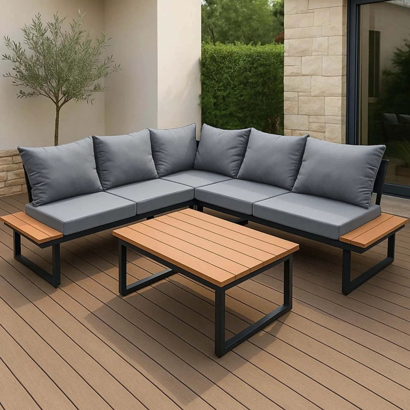 JUEGO DE LIVING TERRAZA PALERMO 6 PERSONAS - 6