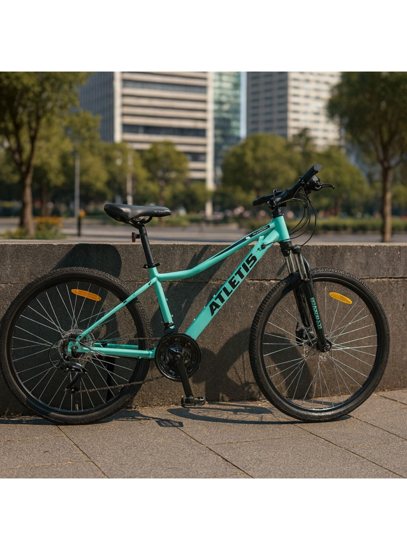 BICICLETA MOUNTAIN BIKE W FORCE TURQUESA ARO 27.5 ATLETIS - 6