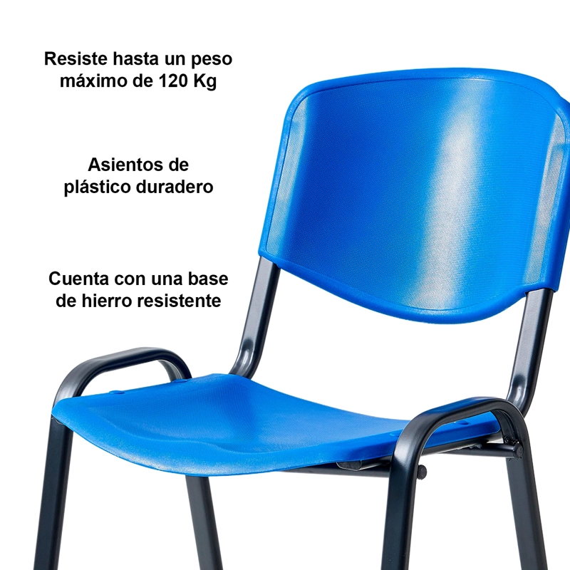 SILLA VISITA ISO AZUL - 3