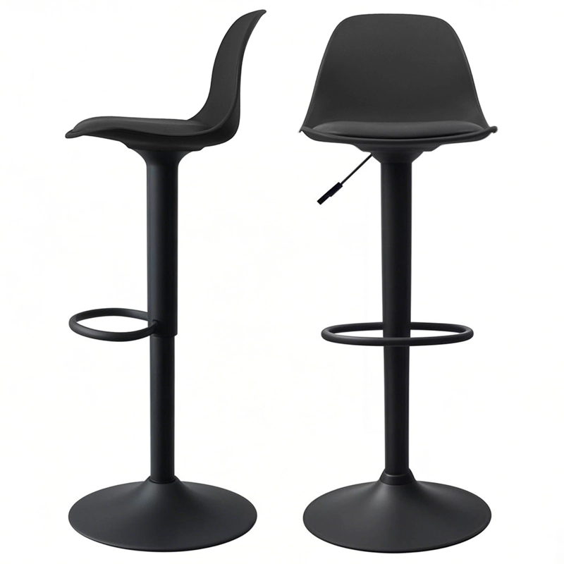 PACK 2 SILLA ALTA BAR ORLANDO T - ALL BLACK - 4