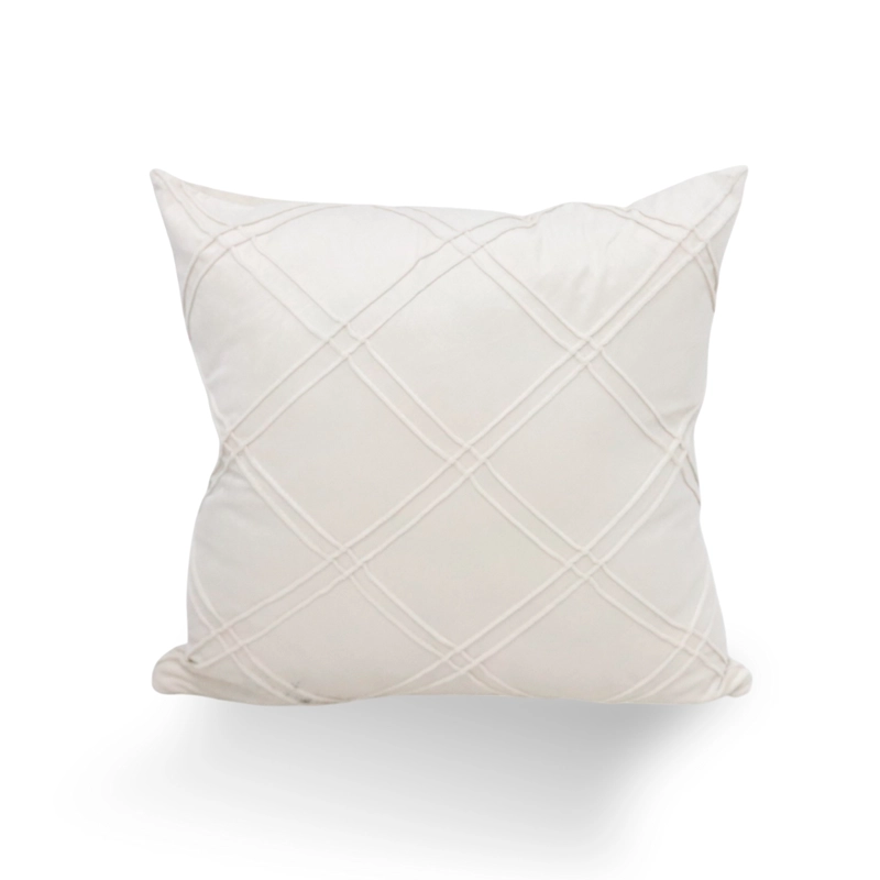 COJIN DECORATIVO GRIS CLARO 43X43CM - 1