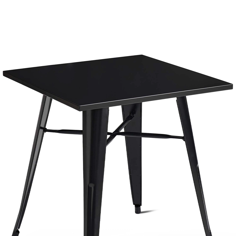 MESA METAL TOLIX NEGRA 70X70 CM - 7
