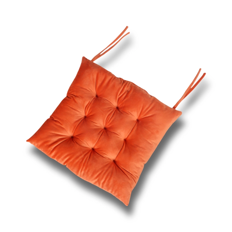 COJIN PARA SILLA NARANJA 40X40 CM - 1