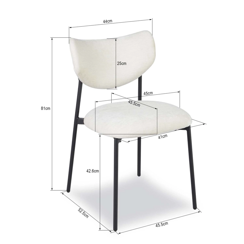 PACK 2 SILLAS DE COMEDOR OSLO BEIGE - 6