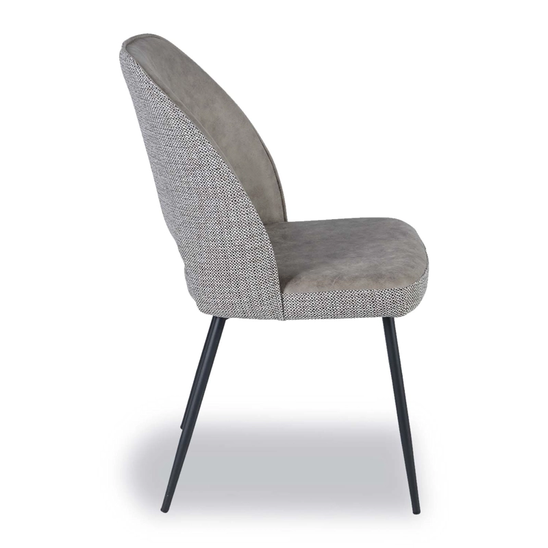 PACK 2 SILLAS DE COMEDOR OVAL PU TAUPE CLARO - 3