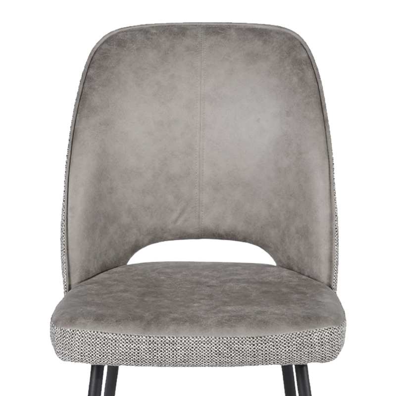PACK 2 SILLAS DE COMEDOR OVAL PU TAUPE CLARO - 5