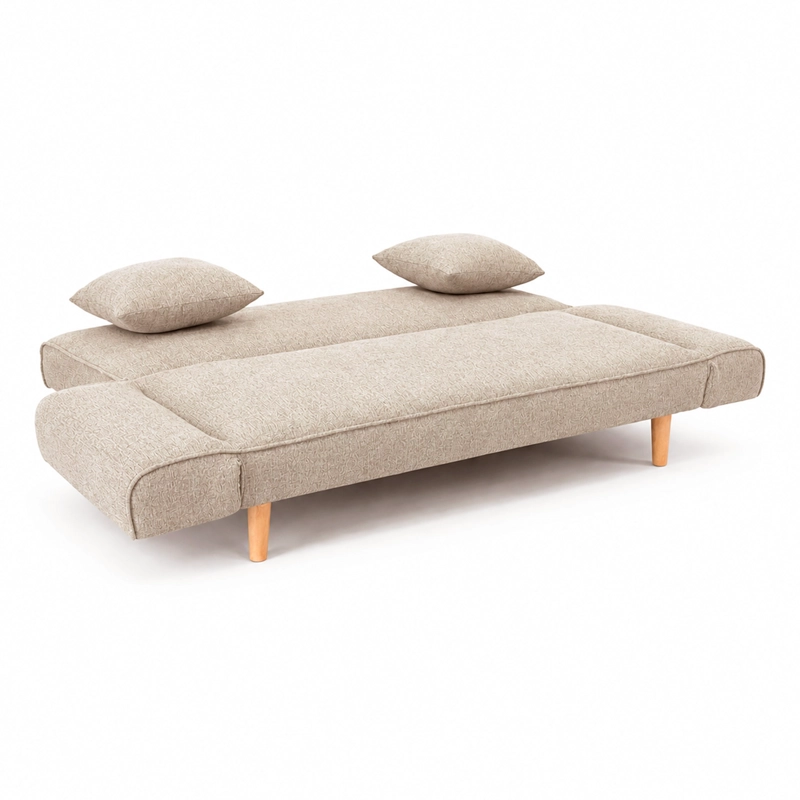 SOFA CAMA HELENA 78X190X95 CM BEIGE - 5