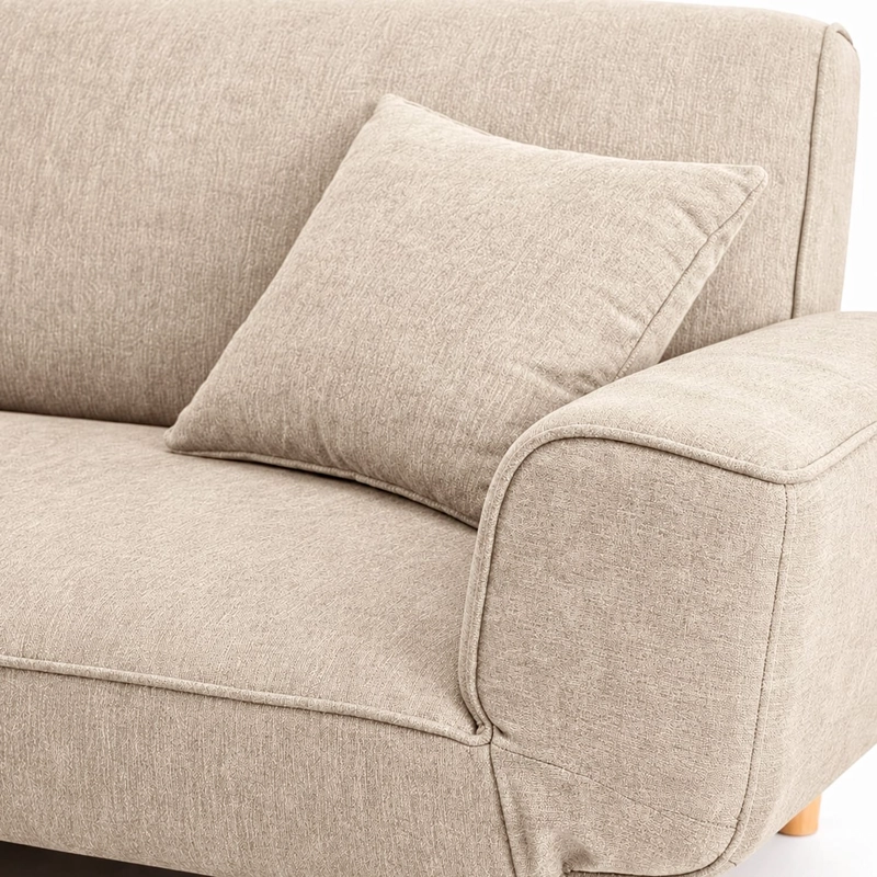 SOFA CAMA HELENA 78X190X95 CM BEIGE - 6